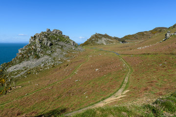 Footpath on a rocky coast