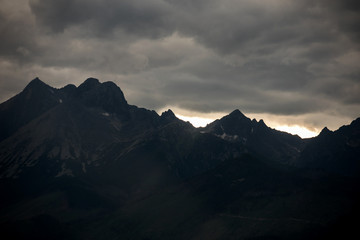Tatry mountains, View of High Tatras in Slovakia

