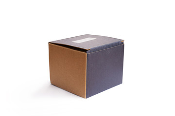 paper box on white