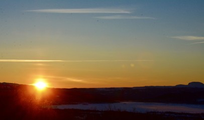 Sunrise Beitostølen Norway