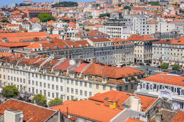Fototapeta na wymiar Lisbon Rooftops, Portugal