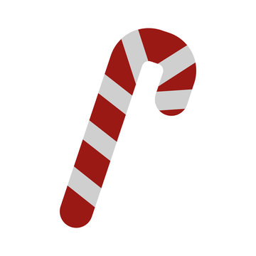 candy cane christmas related icon image vector illustration design