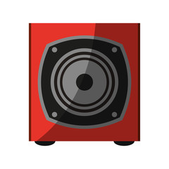 single speaker icon image vector illustration design