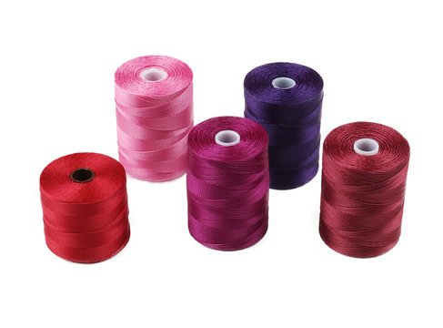 Colorful bobbins.