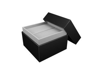 Leather Jewelry Box 3d rendering