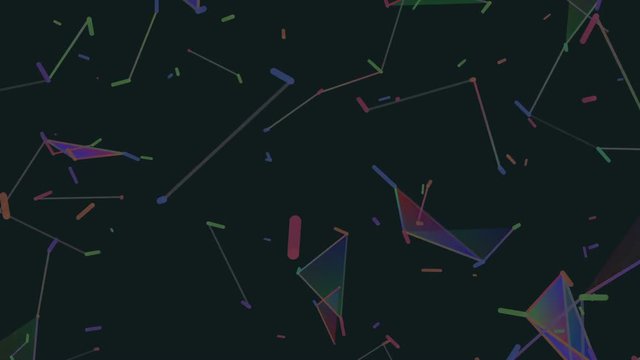 smooth trans.Abstract plexus background for different events and projects.Seamless loop.