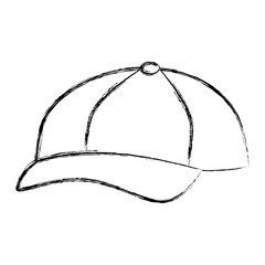 baseball cap isolated icon vector illustration design