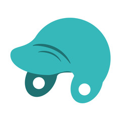 helmet baseball related icon image vector illustration design
