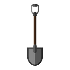 shovel tool icon image vector illustration design