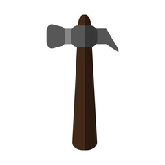 hammer tool icon image vector illustration design