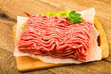 Minced beef meat