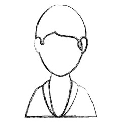 beautiful woman avatar character vector illustration design