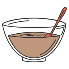 bowl with recipe icon vector illustration design