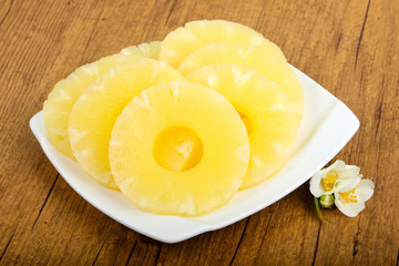 Canned pineapple
