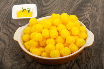 Cheese corn balls