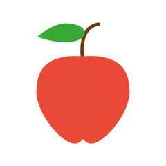 Fototapeta premium whole apple icon image vector illustration design