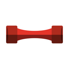 dumbbell exercise accessory icon image vector illustration design