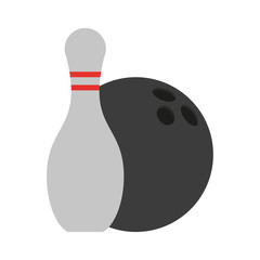 bowling pin icon image vector illustration design