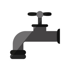 regular faucet icon image vector illustration design