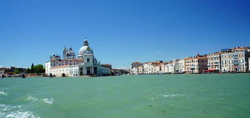Venice.Place of confluence of the Grand Canal and the Della Giudecca Canal.