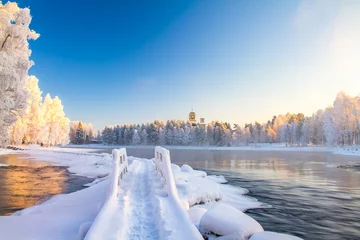 Pajakka-Fluss von Kuhmo, Finnland. © ville