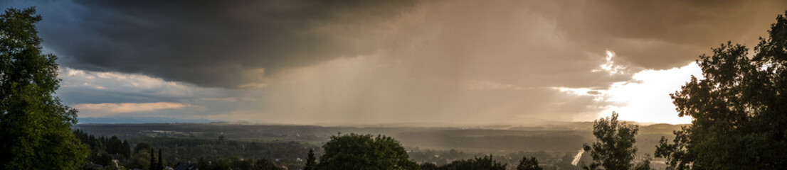 Unwetter über Ravensburg