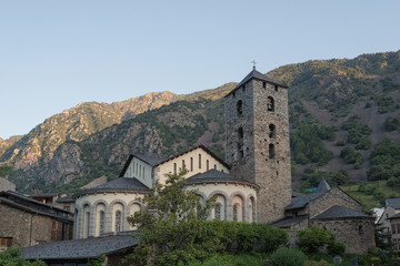 Fototapeta na wymiar Kirche Sant Esteve | Andorra La Vella
