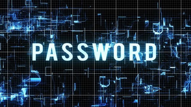 Entering Password with Access Denied Result on Modern technology background. Internet Technology Safety Concept.
