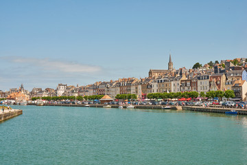 Fototapeta na wymiar Deauville harbour, Normandy France