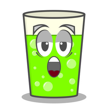 Glas mit Fl&uuml;ssigkeit