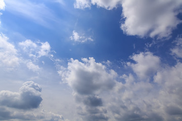 Fototapeta premium Blue sky and white clouds