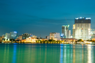 Ho Chi Minh city at night 