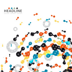 Brochure header layout template