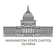 Washington State Capitol in Olympia, United States