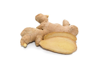 ginger isolated on white background