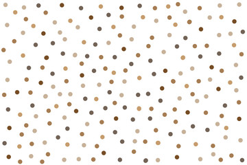 Brown color seamless dots pattern