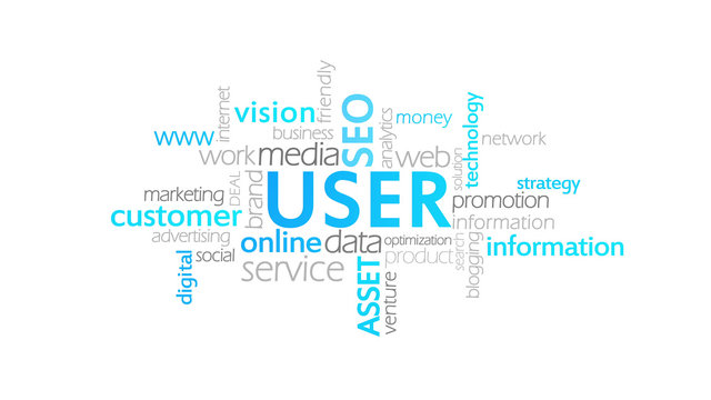 User, Typography Animation