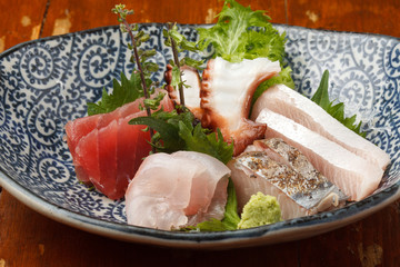 刺身の盛り合わせ