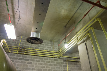 air duct and ventilation systems in Factory