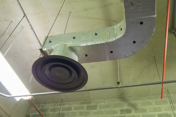 air duct and ventilation systems in Factory