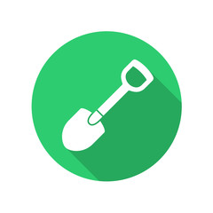 Shovel flat icon
