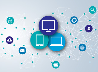 Technologie Netzwerk Internet