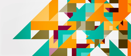 Triangle pattern design background