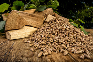 wooden pellet bio fuel