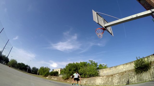 Jump shot in a one on one game