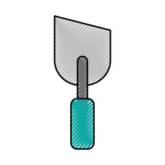 spatula of construction icon vector illustration design