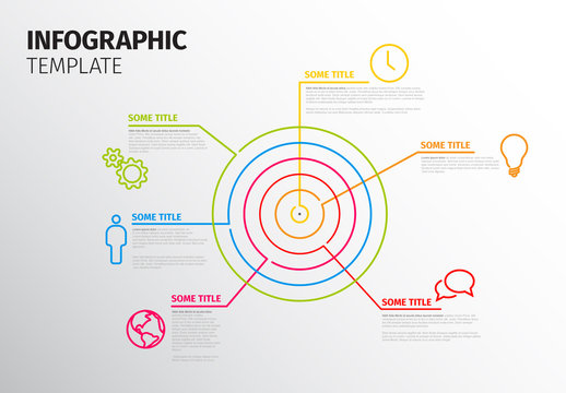Bull's Eye Infographic Layout