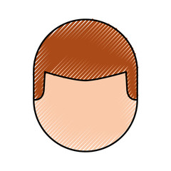 young man avatar character vector illustration design