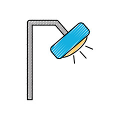 Dentistry lamp isolated icon vector illustration design