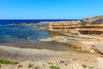 Sicily summer sea coast, Italy